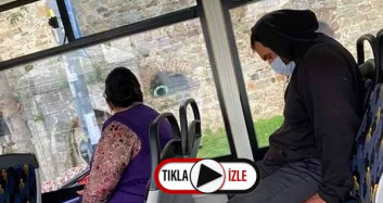 Halk Otobüsünde Kendini Tatmin Etti