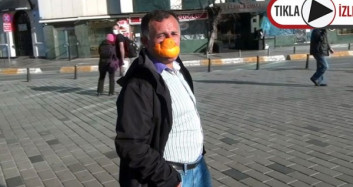 Portakal Kabuğundan Maske Taktı: Görenleri Şaşkına Çevirdi!