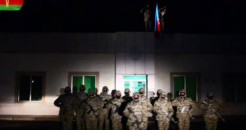 Laçın'a Azerbaycan Bayrağı Dikildi!