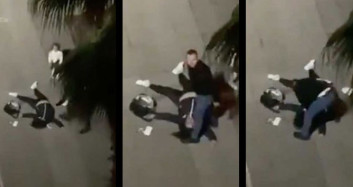 Samsun'da Sokak Ortasında Eski Karsını Dövdü