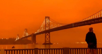 San Francisco'da Gökyüzü Bir Anda Turuncu Oldu