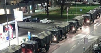 İtalya'da Ordu Tabut Taşımak İçin Devreye Girdi! 