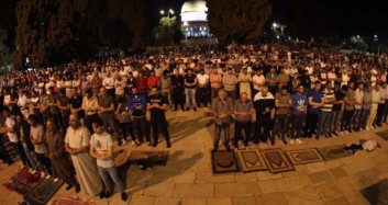 Mescid-i Aksa'da İlk Teravih Namazı Kılındı