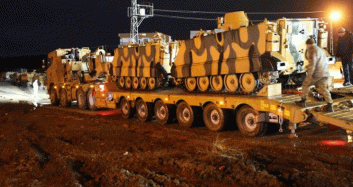 TSK'nın 300 Askeri Aracı İdlip'te