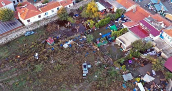 Tsunami Sonrası Seferihisar Havadan Görüntülendi