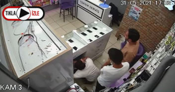 Üsküdar'da İş Yerini Karga Basınca Patron Kaçacak Yer Aradı
