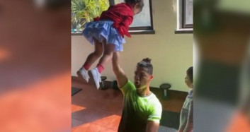 Cristiano Ronaldo'yu Çocukları Da Durduramadı!