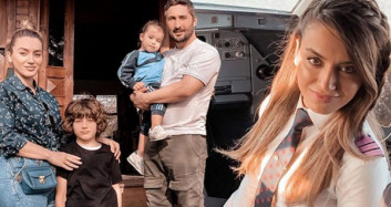 Yağmur Sarıoğlu, Oğlu Sarp İle Simülatörde Uçak Kullandı