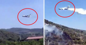 Yangına Müdahale Etmesi için Kiralanan Rus Uçaklarından Kafa Karıştıran Hareket!