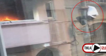 Beyoğlu'nda Yangından Kurtarılmak İçin Camdan Atladılar