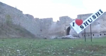 Şuşa'da İlk Bayrak Dalgalandı!
