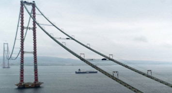 1915 Çanakkale Köprüsü'nde Çalışmalar Devam Ediyor