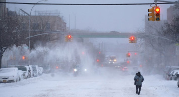 ABD’de Meydana Gelen Kar Yağışı Fırtınaya Dönüştü