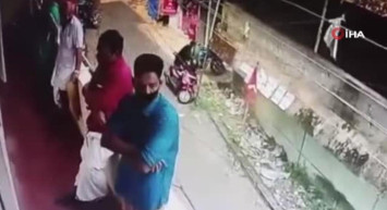 Bayılan Adam Balkondan Düşmekten Son Anda Kurtuldu