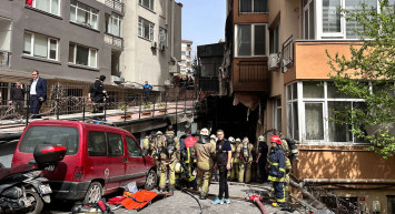 Beşiktaş’taki yangının dev boyutu ortaya çıktı: İtfaiye erinin kamerasına yansıyanlar!