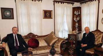 Cumhurbaşkanı Erdoğan ile Bahçeli Yan Yana Geldi!