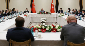 Cumhurbaşkanlığı Külliyesi'nde Müsilaj Toplantısı! Cumhurbaşkanı Erdoğan, Akademisyenleri Kabul Etti