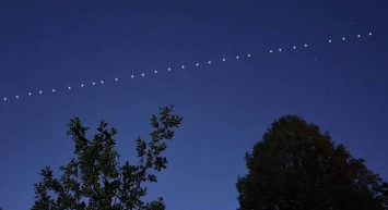 Elon Musk'ın Starlink Uyduları Şırnak Semalarına Işık Saçtı