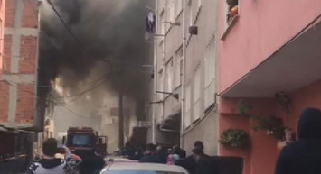 Esenler'de Korkutan Yangın!