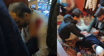 Fatih Camii'nde skandal olay: Slogan atan bir kişi imama bıçakla saldırdı