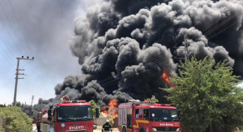 Gaziantep'te Depoda Yangın Çıktı!