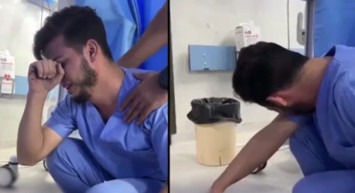 Hastaneye getirilen şehidin babası olduğunu öğrendi: Filistin’de yürek yakan anlar