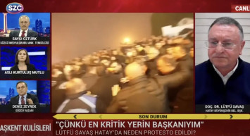 Hatay Belediye Başkanı Savaş, protestocuları "provokatör" ilan etti, stüdyo karıştı!