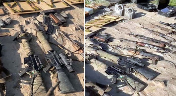 Irak’ın Kuzeyindeki Operasyonda Ele Geçirilen Mühimmat Sergilendi