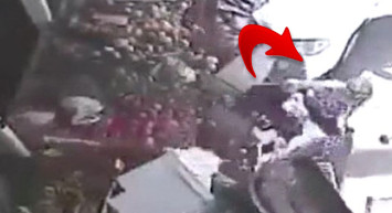 İsrail’de Kendisine Araba Çarpan Kadın Alışveriş Yapmaya Devam Etti