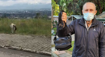 İzmit’te Akılalmaz Olay! Çantayı Alıp Kaçan Köpeği Vatandaşlar Kovaladı