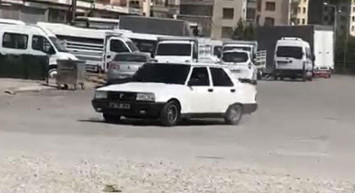 Konya’da Sokağa Çıkma Kısıtlamasını İhlal Edip Drift Yaptı