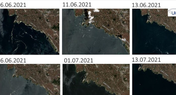 Marmara Denizi Uzaydan Görüntülendi!  Müsilaj Yok Denilecek Kadar Azaldı