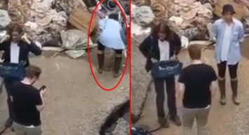 Sel Felaketinde Üzerine Çamur Sürüp Yardım Etmiş İmajı Oluşturan Muhabir Kovuldu