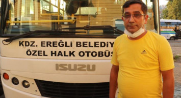 Zonguldak’ta Nöbet Geçiren Bebeği Şoför Ambulansa Yetiştirildi