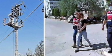 10 Metrelik Direğe Çıktı 250 Kiloluk Trafoyu Çaldı!