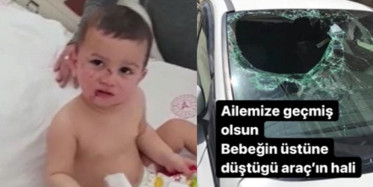 6. Kattan Arabanın Üzerine Düşen Bebek Olağanüstü Bir Şekilde Kurtuldu