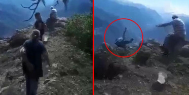 70 Yaşındaki Kadın Uçurumdan Düştü O Anları Damadı Görüntüledi!