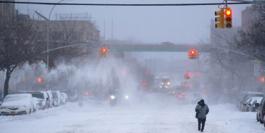 ABD’de Meydana Gelen Kar Yağışı Fırtınaya Dönüştü