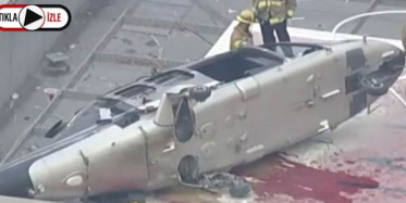 Los Angeles'ta Ambulans Helikopter Yere Çakıldı