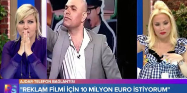 Ajdar, Canlı Yayına Konuk Olması İçin 300 Bin Euro Talep Etti