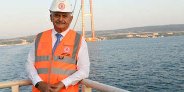 AK Parti Başkanvekili Binali Yıldırım’dan Dev Projeye Ziyaret! 1915 Çanakkale Köprüsü'nde İncelemelerde Bulundu
