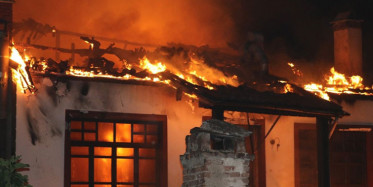 Amasya'da Tarihi Konak'ta Yangın Meydana Geldi