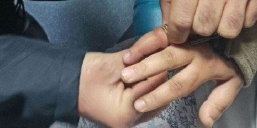 Amasya'da Yüzüğü Parmağına Sıkışan Kadının Yardımına İtfaiye Koştu