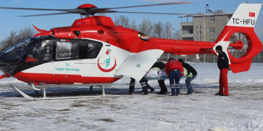 Ambulans Helikopter Hamile Kadın İçin Seferber Oldu