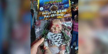 Amerika'da bir mağazada saldırıya uğramış Filistinli oyuncak bebek satılıyor:  Skandal görüntüler kan dondurdu!