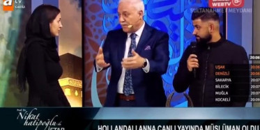 Hollandalı Anna, Canlı Yayında Müslüman Oldu