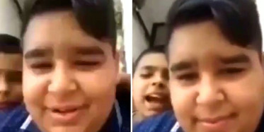 'Andımızı Okur musun?' Sorusuna 'Şey mi Dostum?' Diyerek Şarkı Söylemeye Başlayan Çocuk