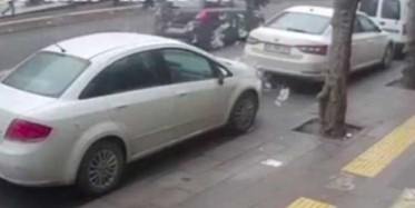 Aracına Ceza Yazılmasını Engellemek İstedi! Araba Çarptı