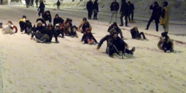 Ankaralılar Karın Keyfini Çıkardı