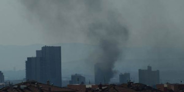 Ankara'da Plazada Korkutan Yangın